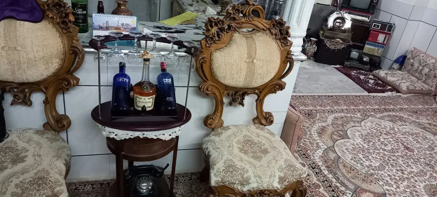 مبلمان سلطنتی|مبلمان خانگی و میز عسلی|مبارکه, |دیوار