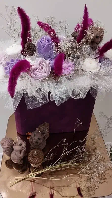 باکس شمع بسیار زیبا|صنایع دستی و سایر لوازم تزئینی|مشهد, هنرور|دیوار