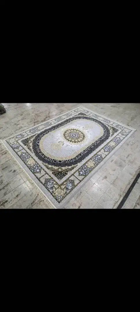 فرش کاخ نشین ۷۰۰شانه لاکی افشان پرگل|فرش|بوشهر, |دیوار