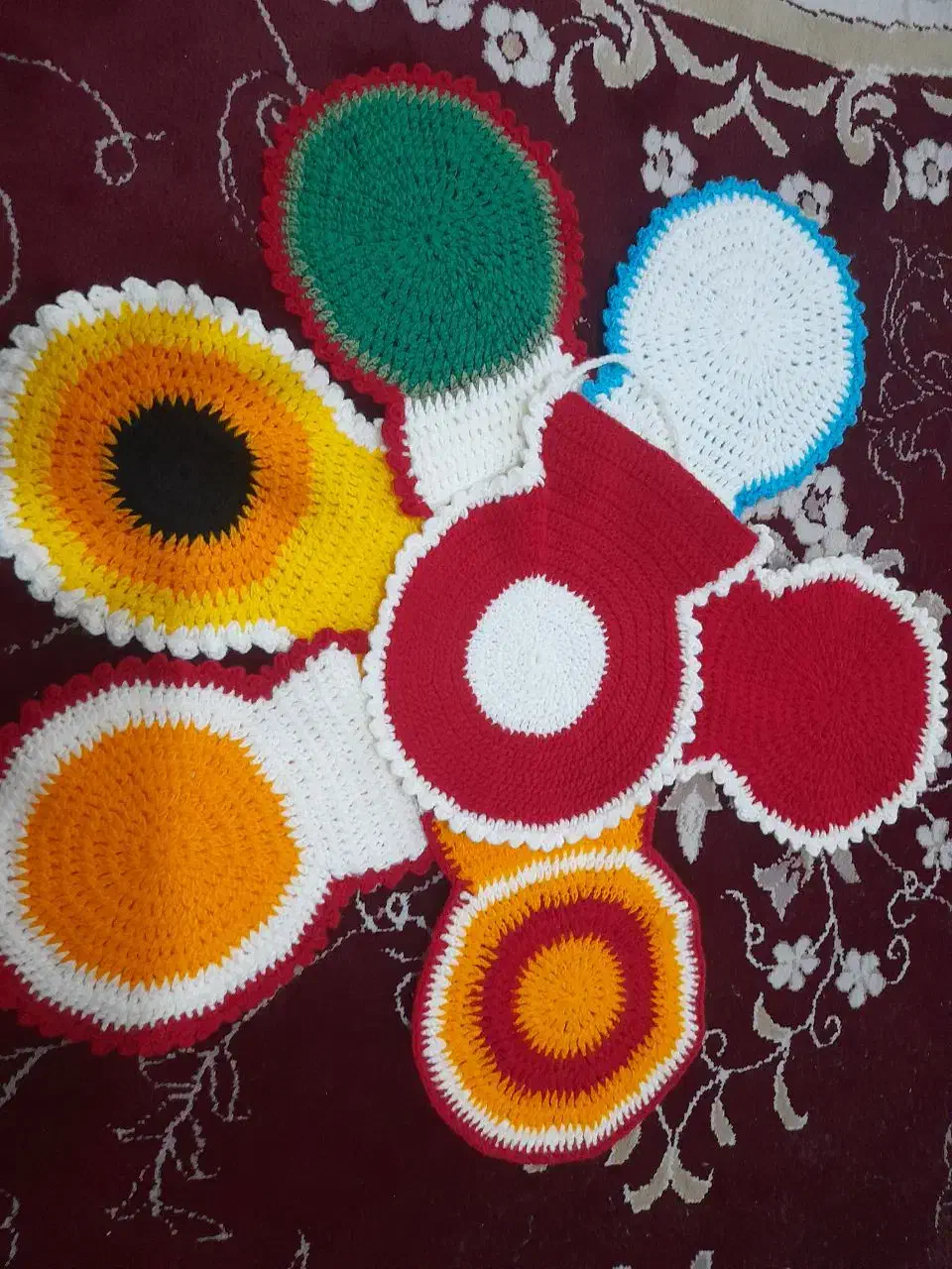 لیف کاموایی و کیفهای مکرومه|لوازم حمام|شوشتر, |دیوار