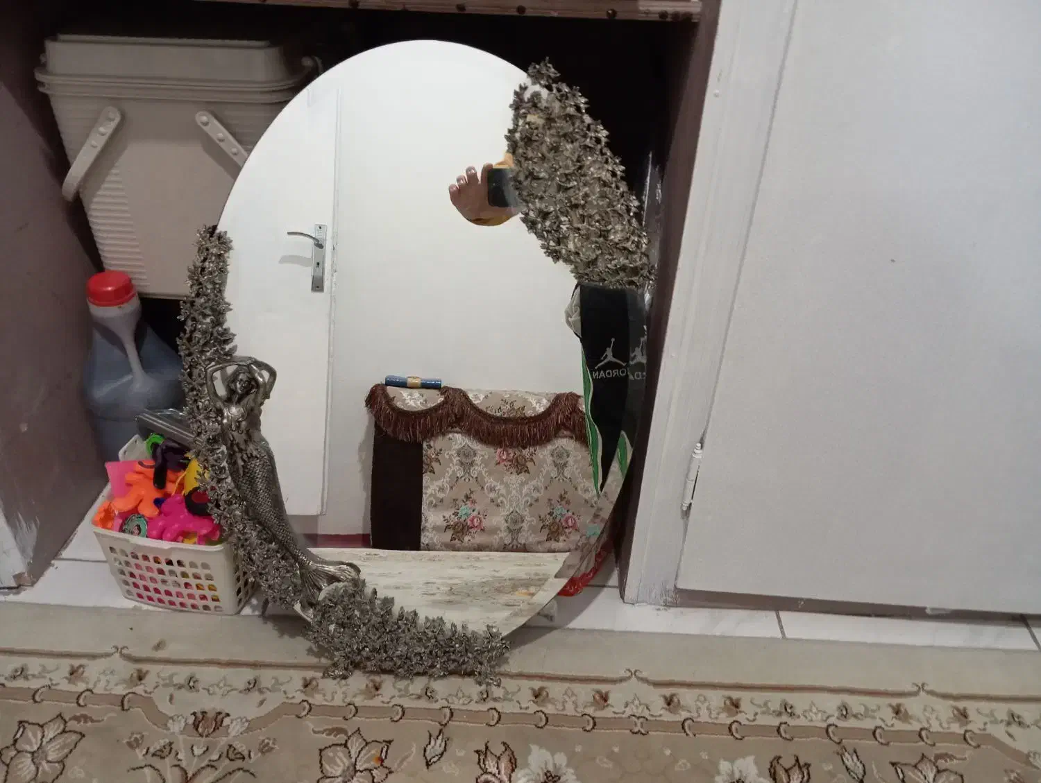 باسلام یک عدد اینه برنزه قدیمی ماله زمان مادر بزرگ|آینه|فردیس, شهرک شهید حسینی|دیوار