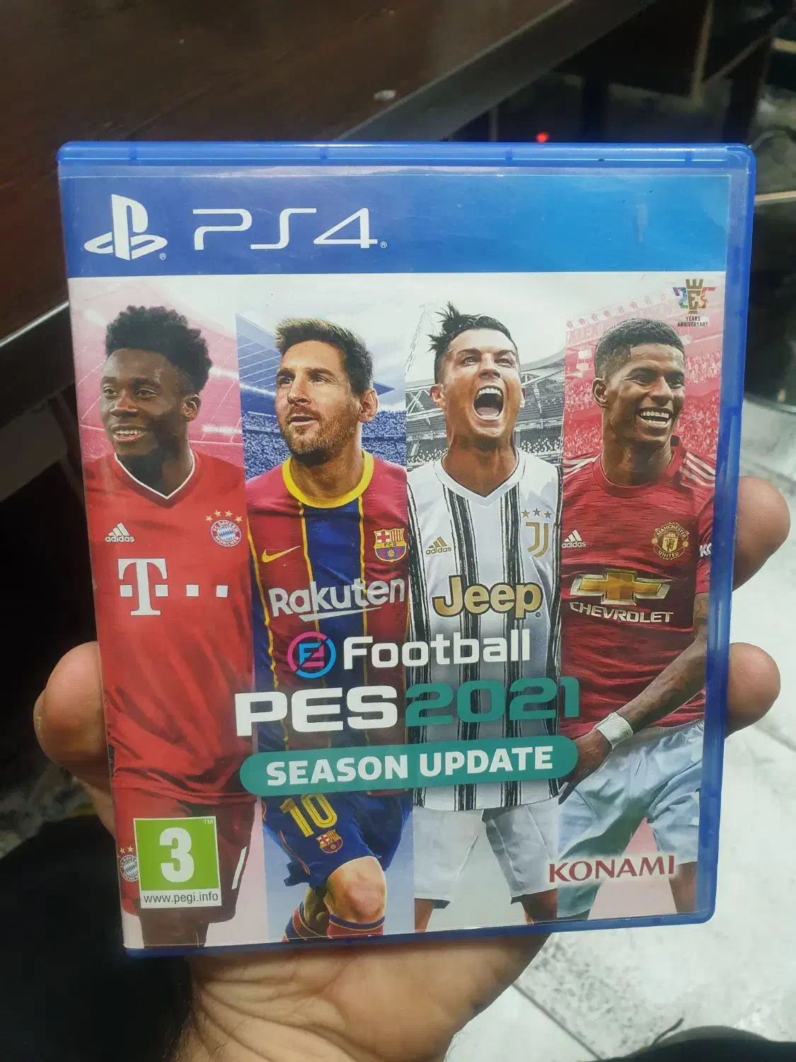 دیسک بازی پلی استیشن pes 2021|کنسول، بازی ویدئویی و آنلاین|شیراز, شهرک والفجر|دیوار