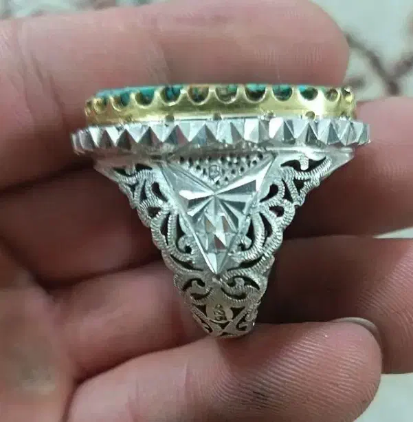 انگشتر فیروزه|جواهرات|لنجان, |دیوار