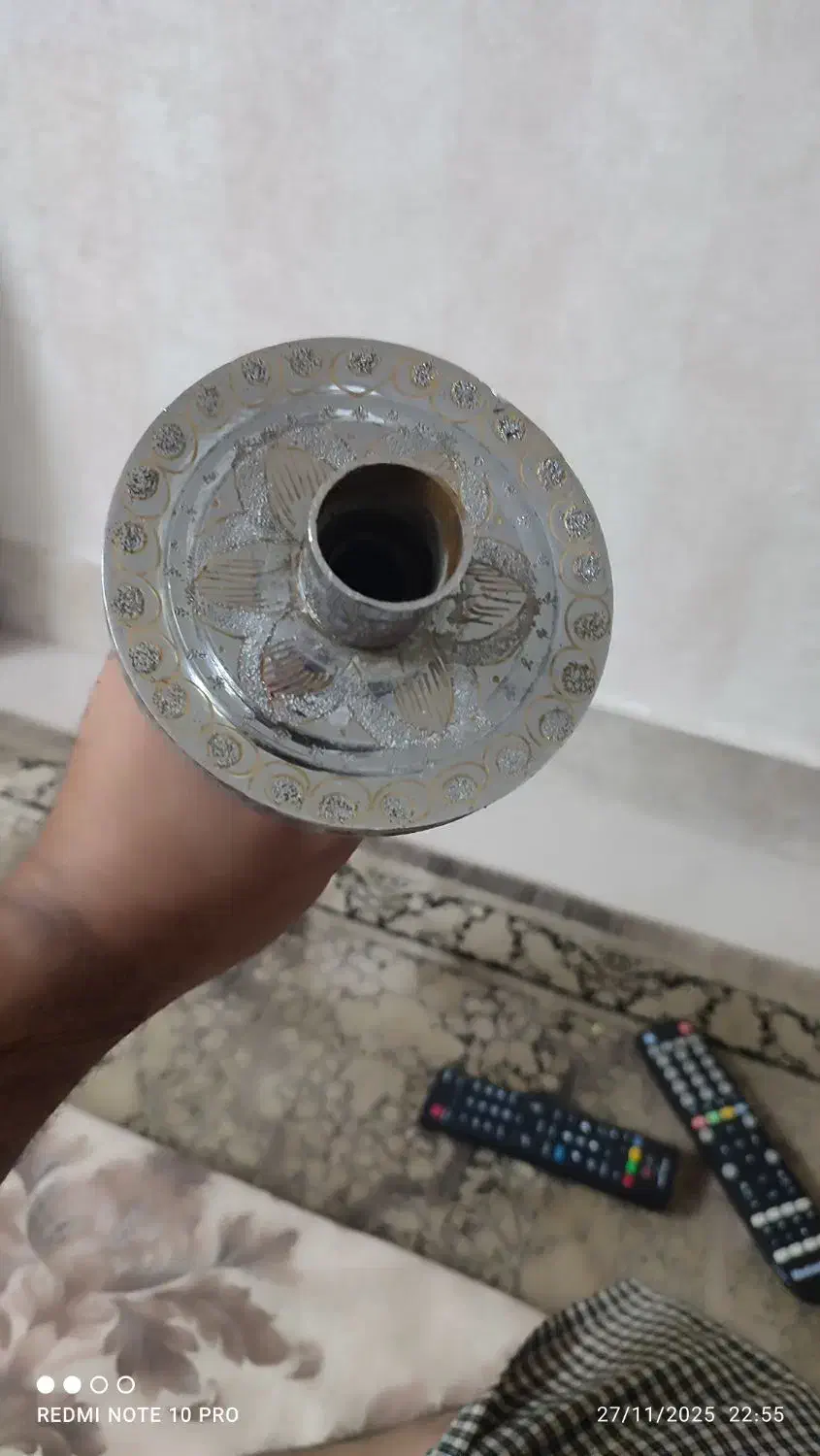 تنه قلیان برنجی|کلکسیون و سرگرمی|قرچک, پارس سرام|دیوار