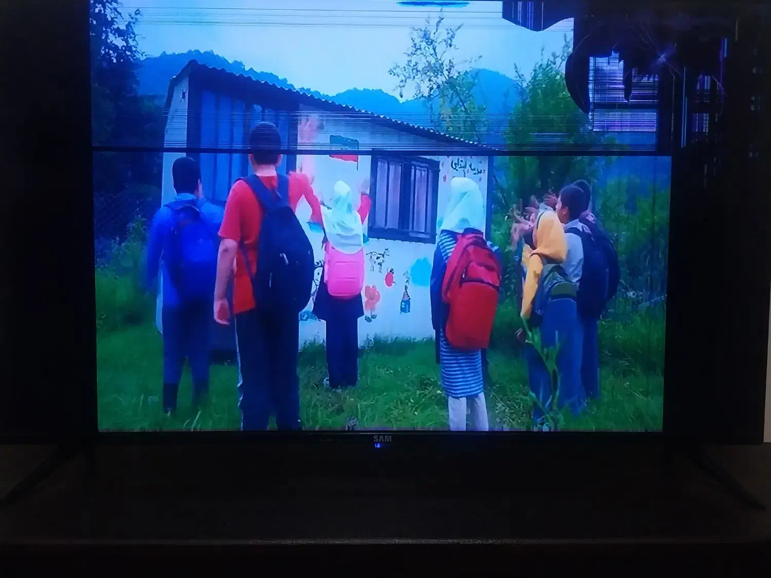 تلویزیون ال ای دی|تلویزیون و پروژکتور|هشتگرد, شهرک بعثت|دیوار