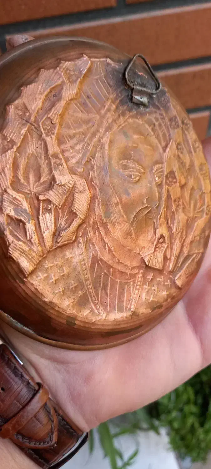 دیوار کوب برنجی تمام قلم قدیمی|صنایع دستی و سایر لوازم تزئینی|تهران, شهران شمالی|دیوار