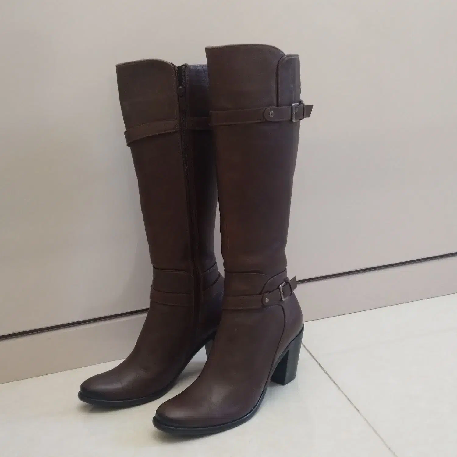 بوت ساق بلند تمام چرم|کیف، کفش، کمربند|ساری, |دیوار