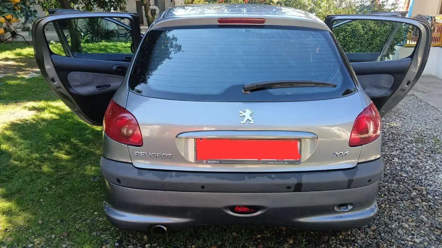 فروش خودرو ۲۰۶ خاکستری تیپ ۲ مدل ۸۶|خودرو سواری و وانت|قائم‌شهر, |دیوار