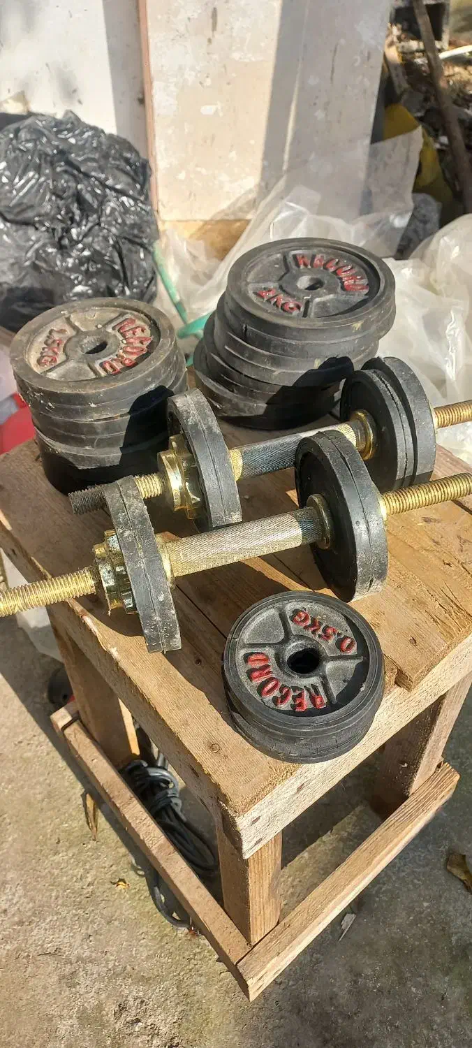 دمبل ۲۰ کیلویی متقیر|تجهیزات ورزشی|کوچصفهان, |دیوار