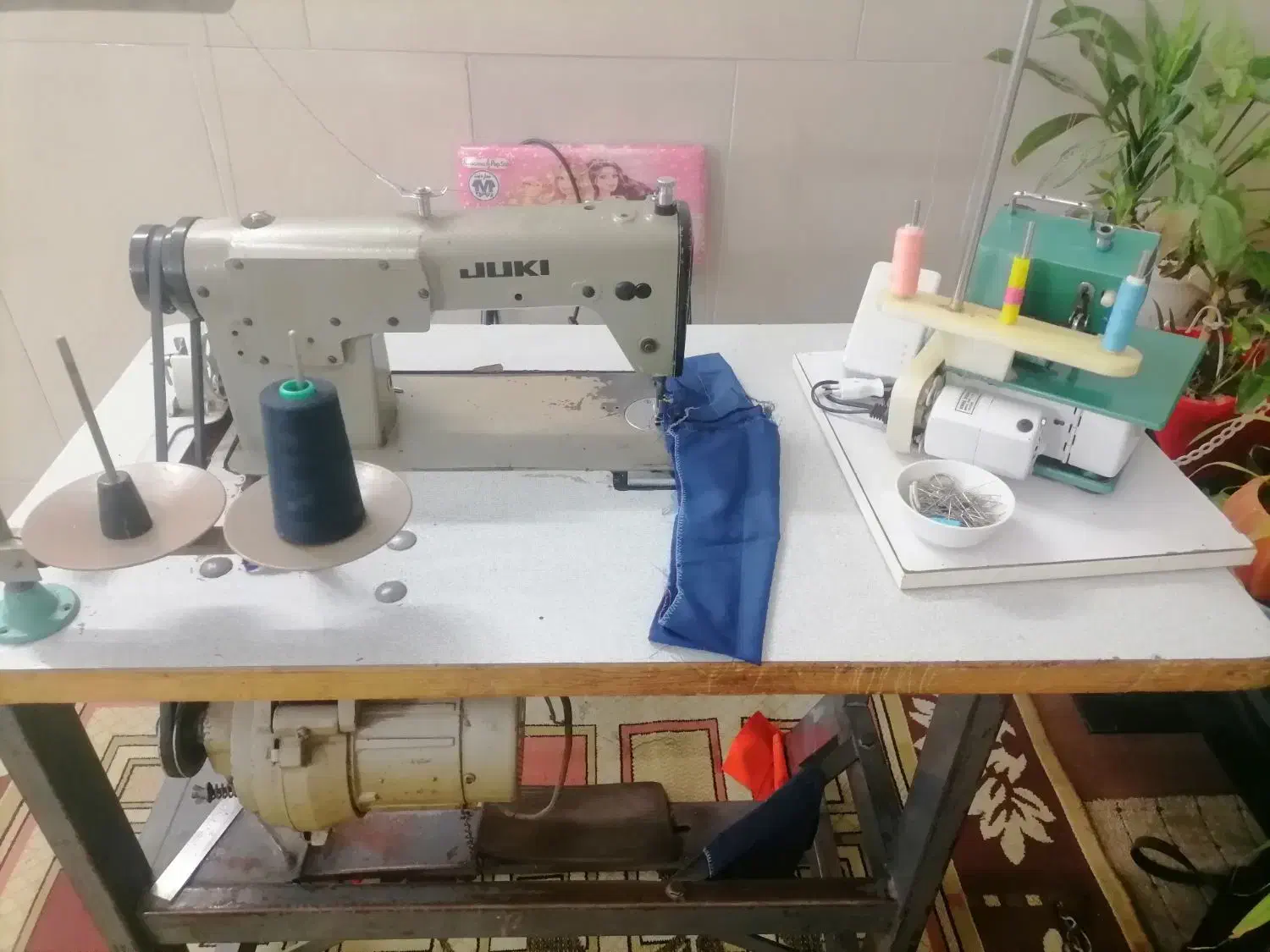 چرخ صنعتی ژوکی|چرخ خیاطی و ریسندگی|یزد, |دیوار