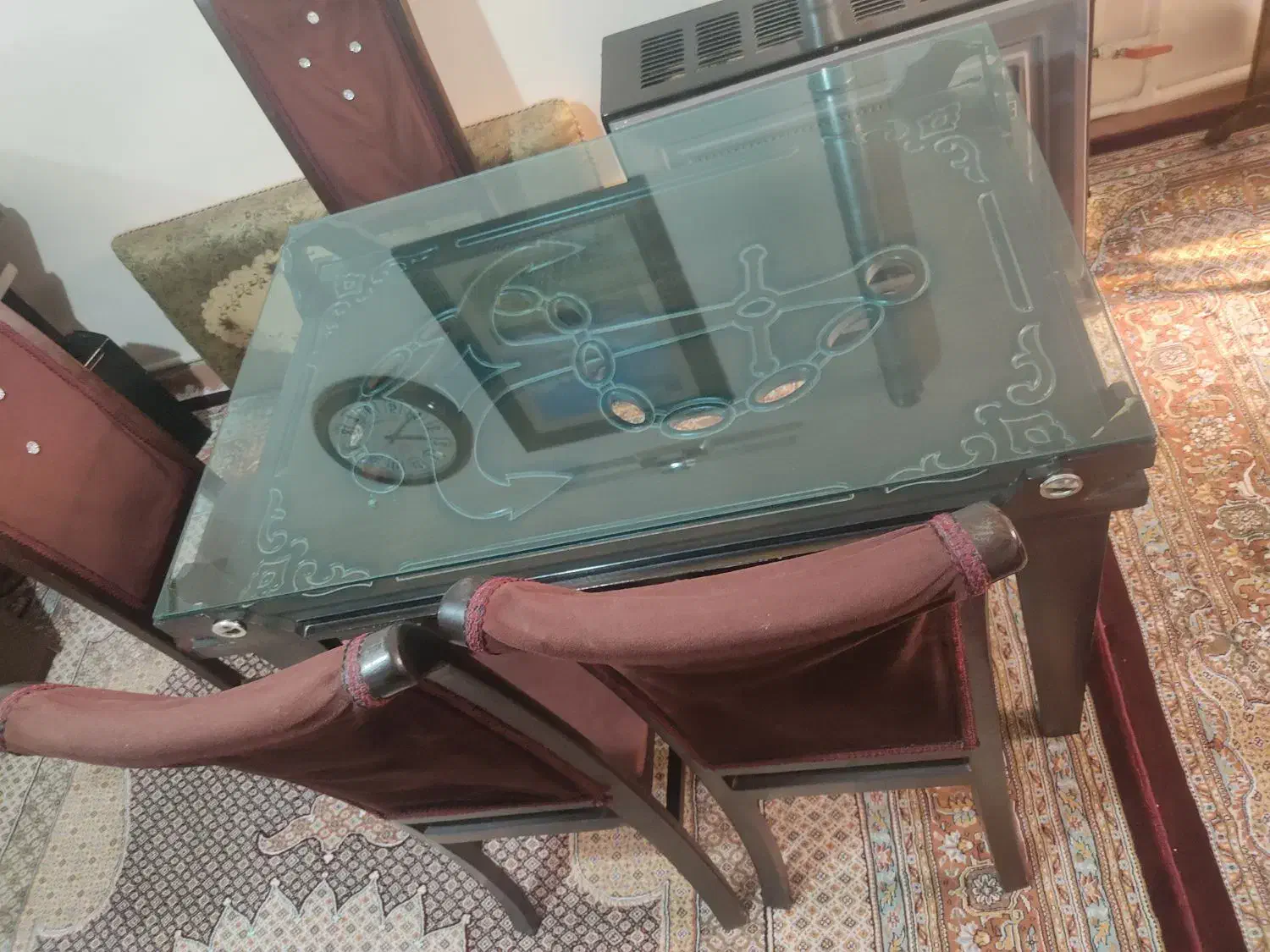 میز ناهار خوری 6 نفره چوب درجه 1 درحدنو|میز و صندلی غذاخوری|قرچک, زیبا شهر|دیوار