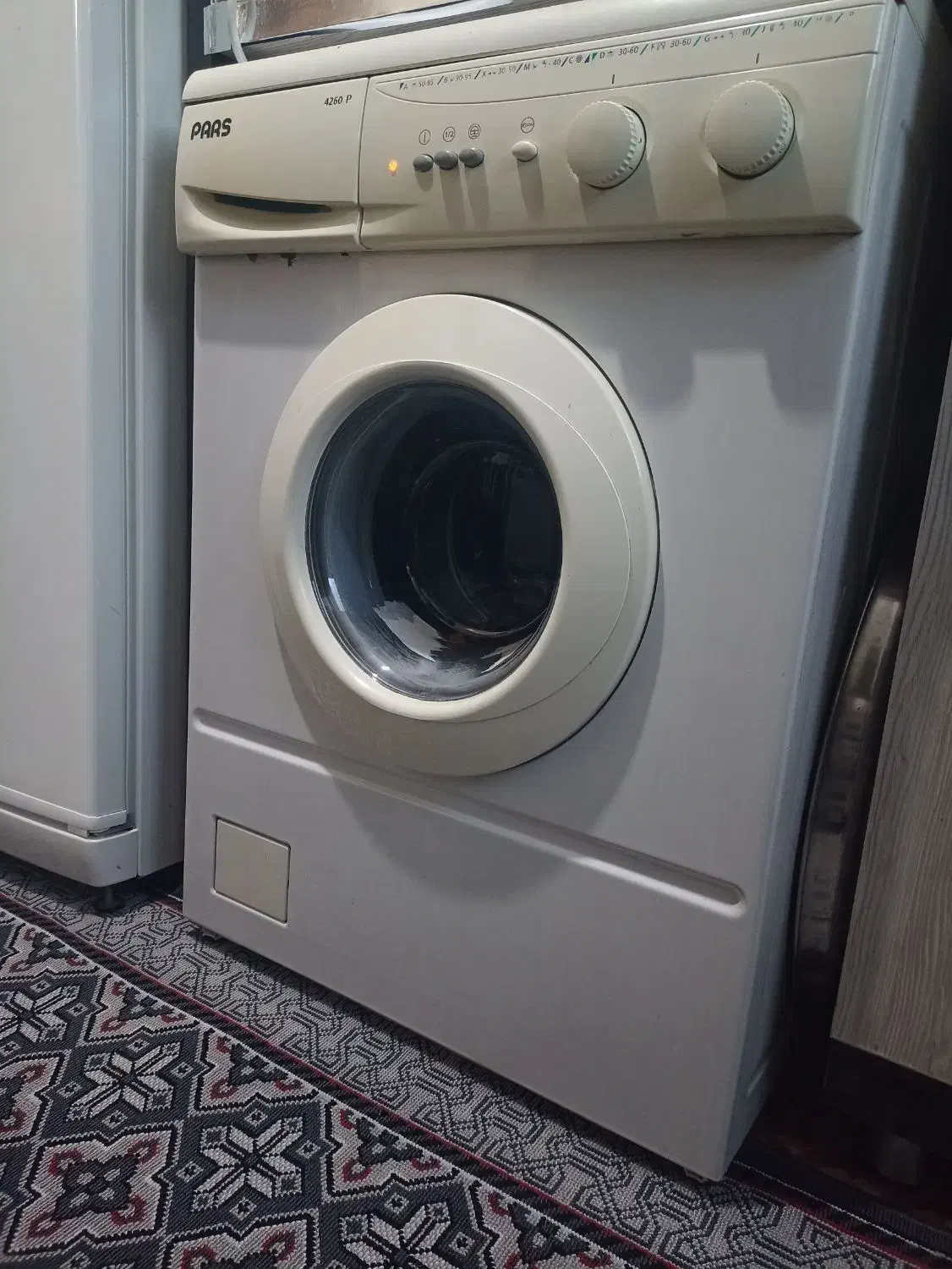 لباسشویی پارس ۵ کیلویی مدل 4260p،سالم و تمیز|ماشین لباسشویی و خشک‌کن لباس|مراغه, |دیوار