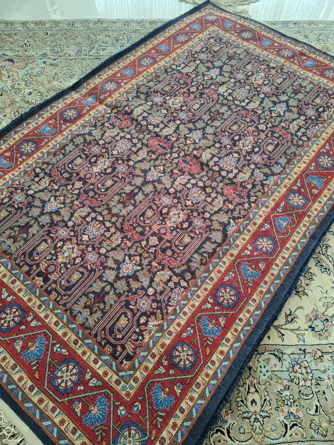 قالیچه پرده ای سایز بزرگ دستبافت|فرش|اراک, |دیوار