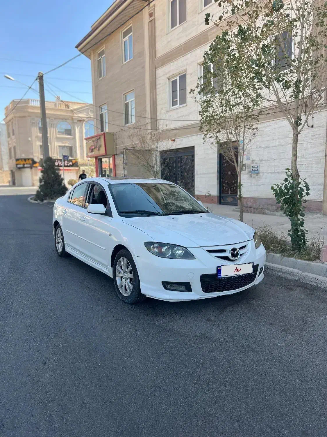 مزدا ۳ مدل ۱۳۸۶ تیپ ۳ اتوماتیک سفید|خودرو سواری و وانت|کرج, عظیمیه|دیوار