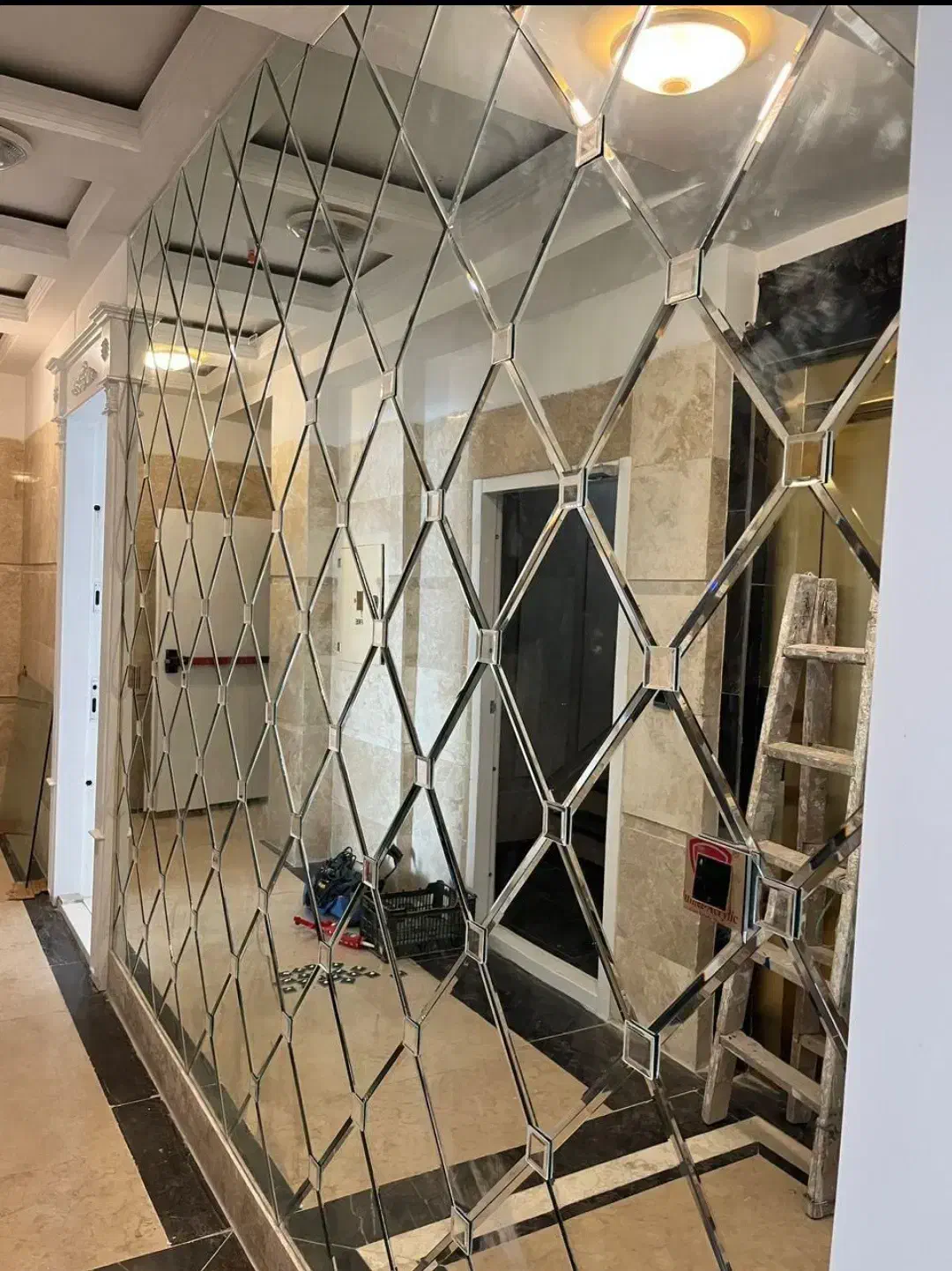 تی وی وال (دیوار تلویزیون) جایگزین کاغذ دیواری|خدمات پیشه و مهارت|ارومیه, |دیوار