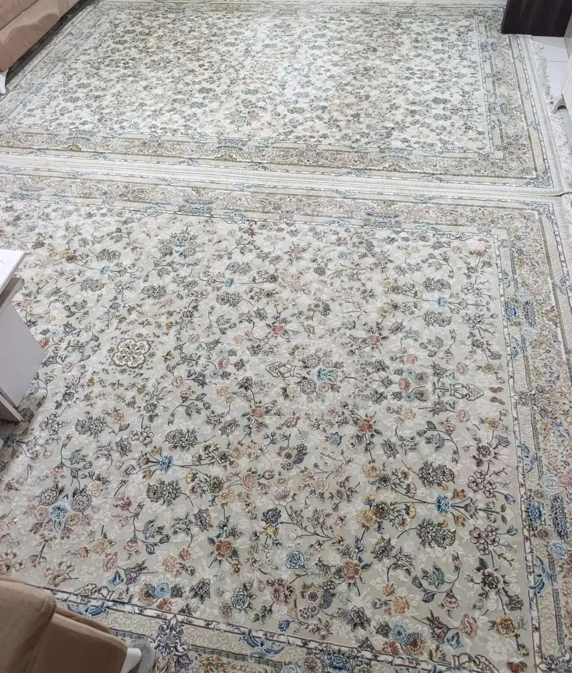 فرش 1200شانه تراکم 3600طرح نیلوفر|فرش|مهاباد (آذربایجان غربی), |دیوار