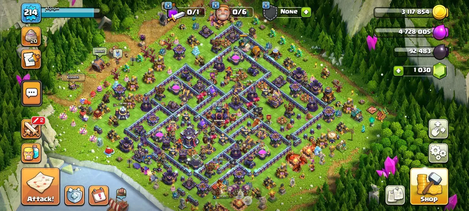 اکانت کلش آف کلنز|کنسول، بازی ویدئویی و آنلاین|تهران, شیخ هادی|دیوار