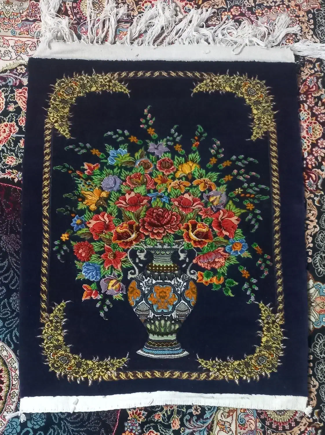 تابلو فرش دست بافت|تابلو فرش|قم, صفائیه|دیوار