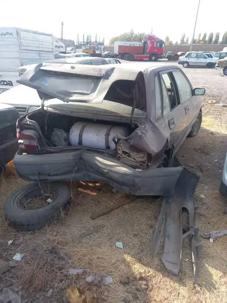 پراید مدل۷۳ تصادفی|خودرو سواری و وانت|خرمدره, |دیوار