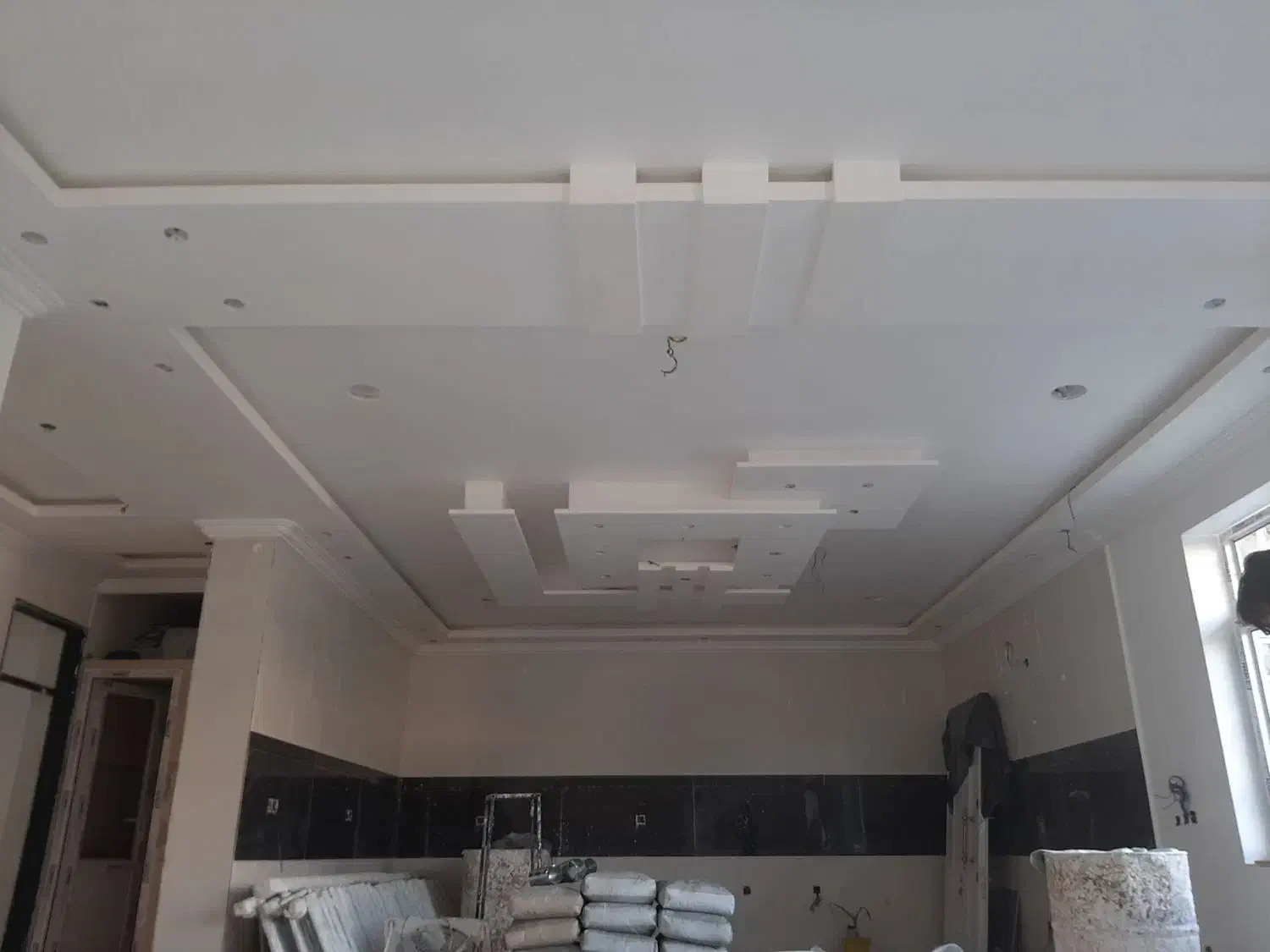 گچکاری . سفید کاری . لکه گیری|خدمات پیشه و مهارت|بندر کنگان, |دیوار