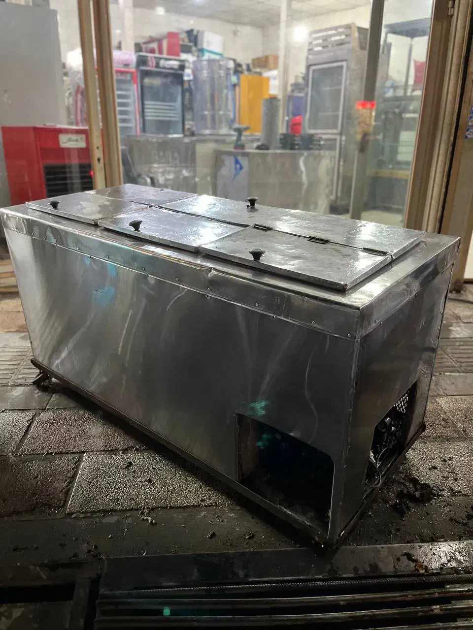 فریزر بستنی تمام استیل ۶درب صندوقی|فروشگاه و مغازه|چهاردانگه (تهران), |دیوار