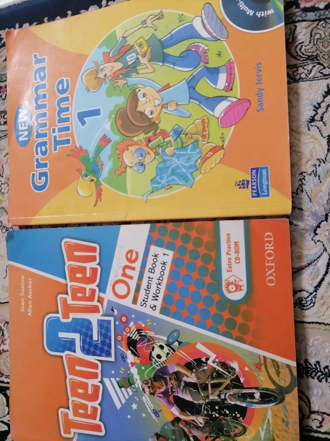 کتاب اموزش زبان انگلیسی TEEN2TEEN و گرامر تایم|کتاب و مجله آموزشی|قم, کیوانفر|دیوار