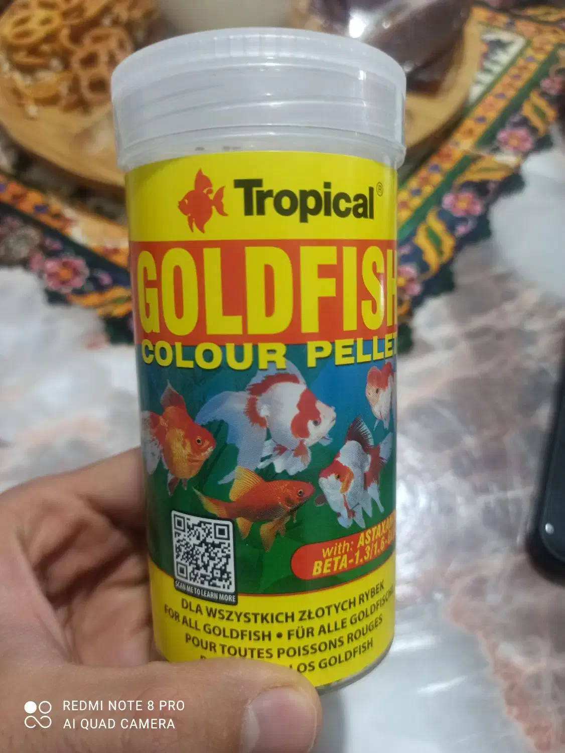 غذای گلدفیش تروپیکال|ماهی|فردیس, منظریه|دیوار