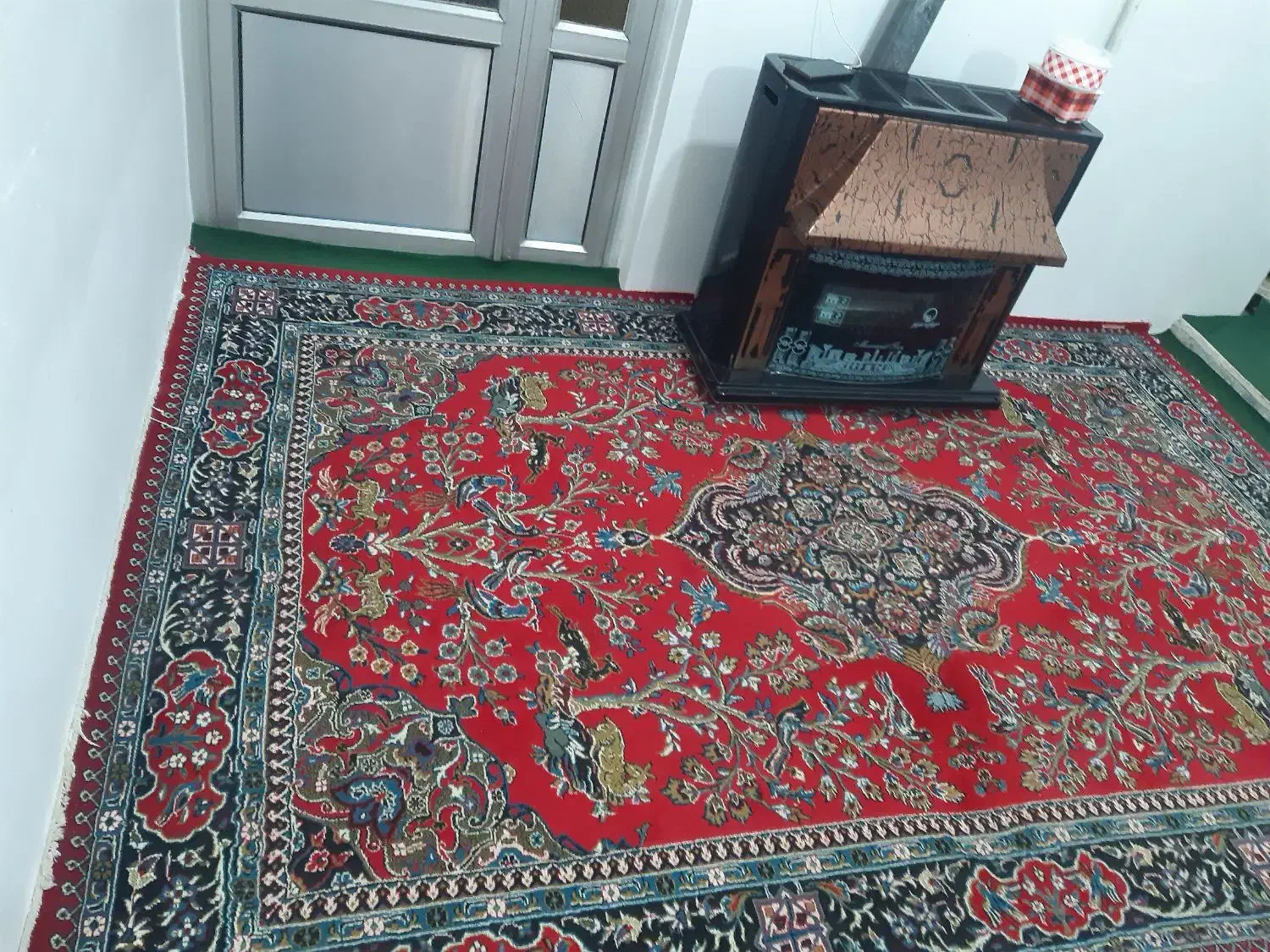 فرش مناسب سفره خانه ۶ متری ۲ عدد|فرش|چاف و چمخاله, |دیوار