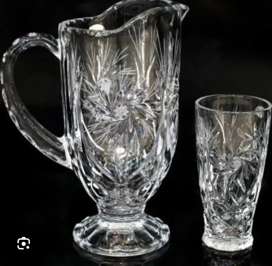 پارچ و لیوان و استکان مدل خورشیدی|ظروف سرو و پذیرایی|کوهسار (البرز), |دیوار