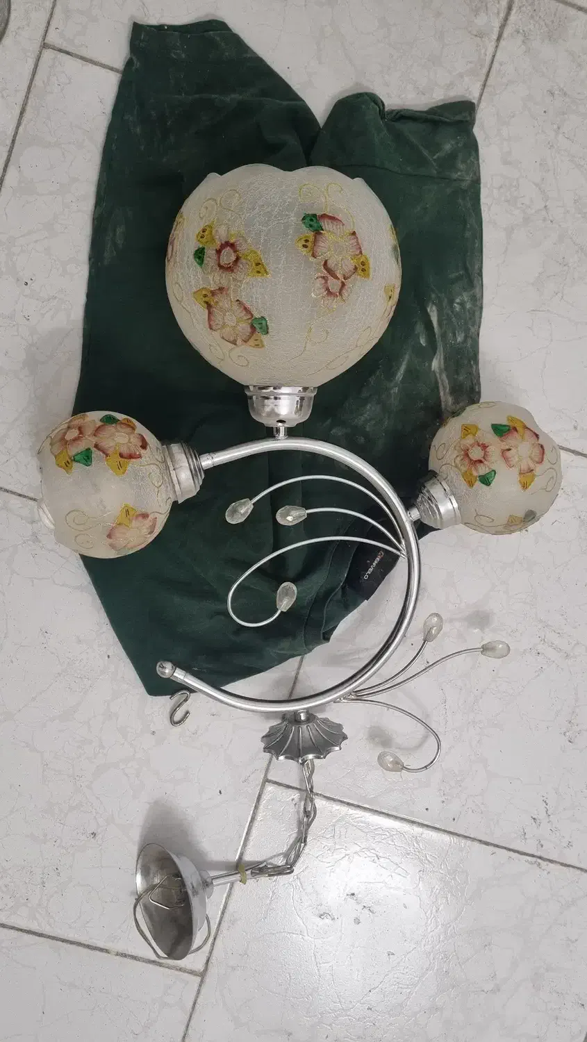 آویز شیشه ای سقفی|لوستر و چراغ آویز|تهران, سلسبیل جنوبی|دیوار