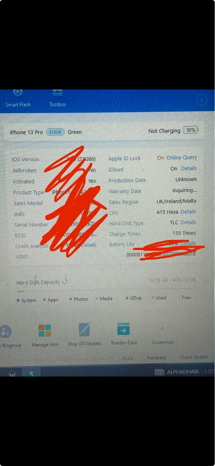 اپل iPhone 13 Pro با حافظهٔ ۵۱۲ گیگابایت|موبایل|تهران, الهیه|دیوار