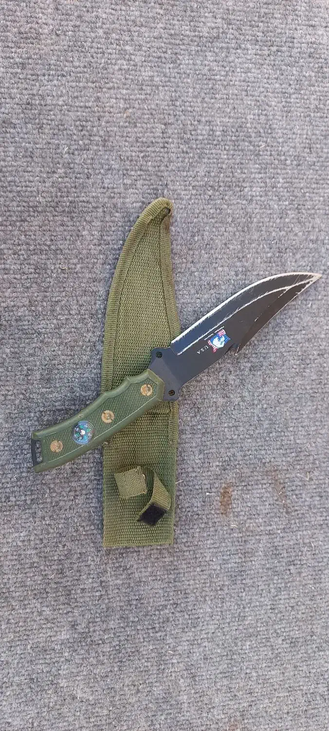 چاقو با غلاف کمری ،قطب نما|کوهنوردی و کمپینگ|میانه, |دیوار