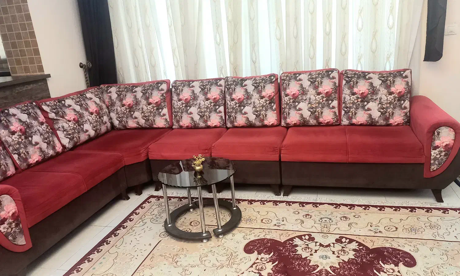 مبل ۷ نفره... پارچه ترک|مبلمان خانگی و میز عسلی|بهارستان, |دیوار