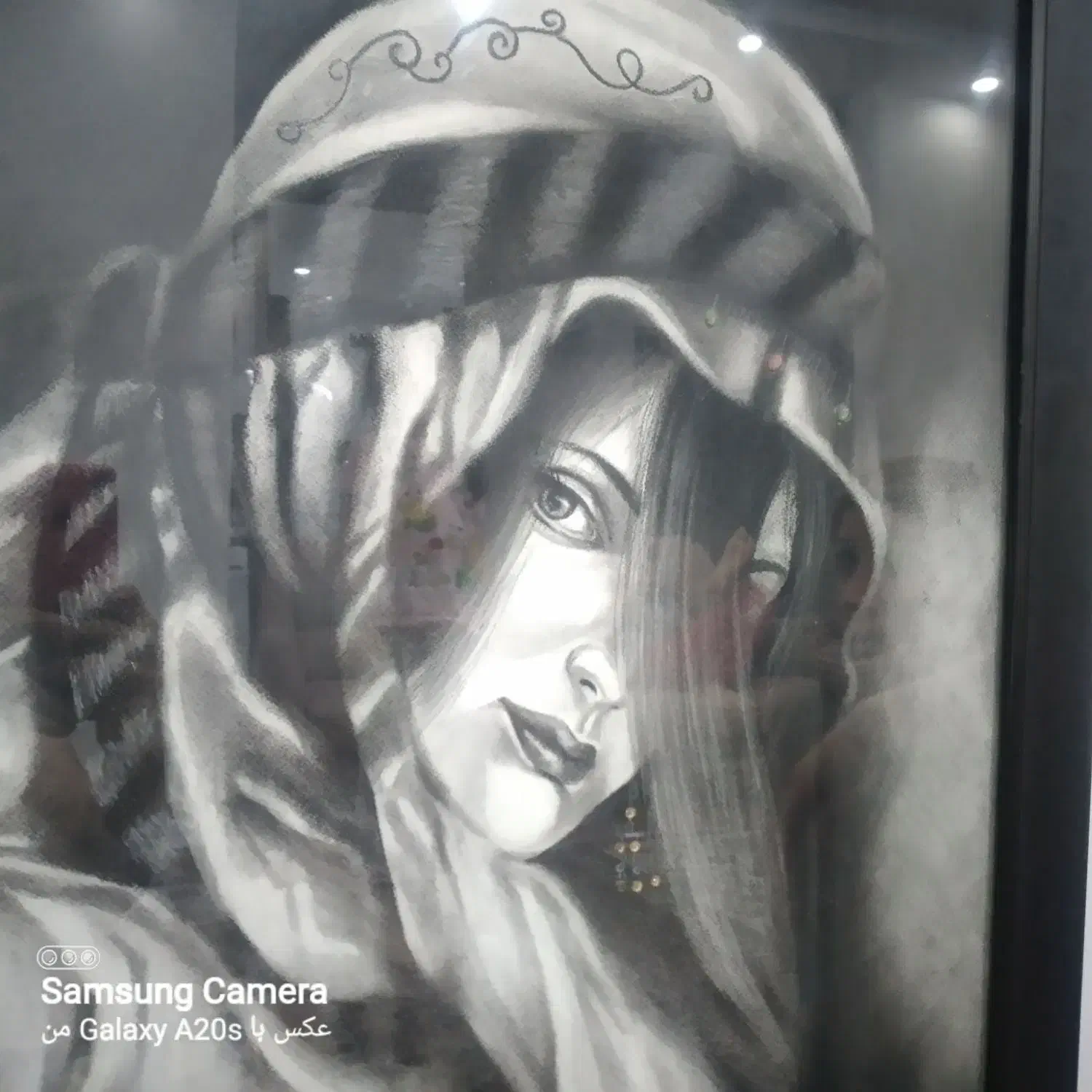 تابلو سیاه قلم|تابلو، نقاشی، عکس|پردیس, فاز ۱۱|دیوار