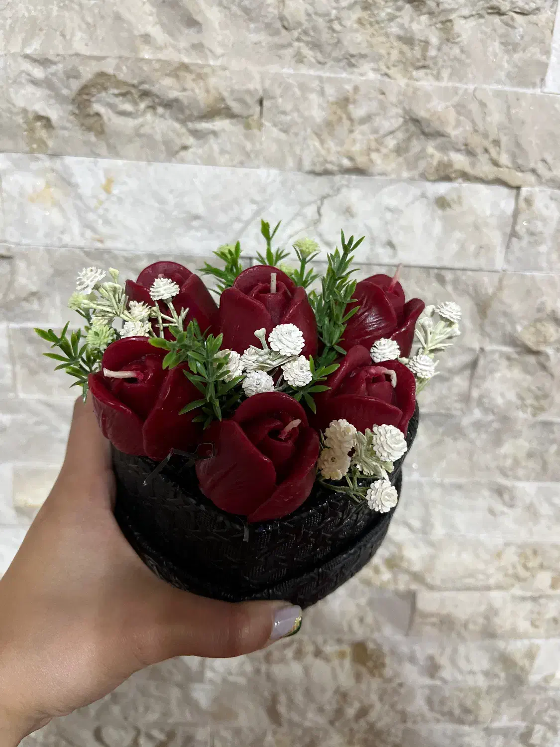 فروش گل های شمع مخصوص روز مادر و شب یلدا|صنایع دستی و سایر لوازم تزئینی|بندر انزلی, آخرخط|دیوار