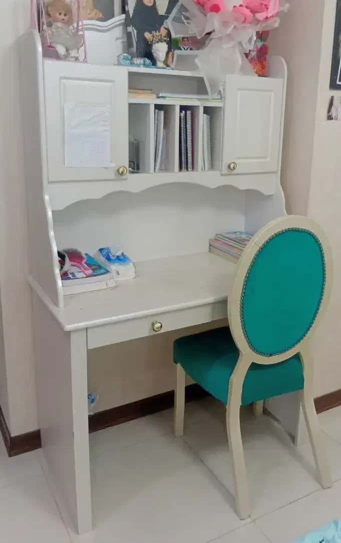 میز مطالعه همراه با صندلی|میز تحریر و کامپیوتر|ورامین, شهرک فجر|دیوار