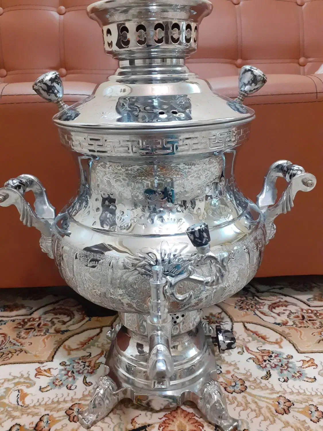 سماور سنگین وزن نو آکبند|سماور، چای‌ساز، قهوه‌ساز|قم, زنبیل آباد|دیوار