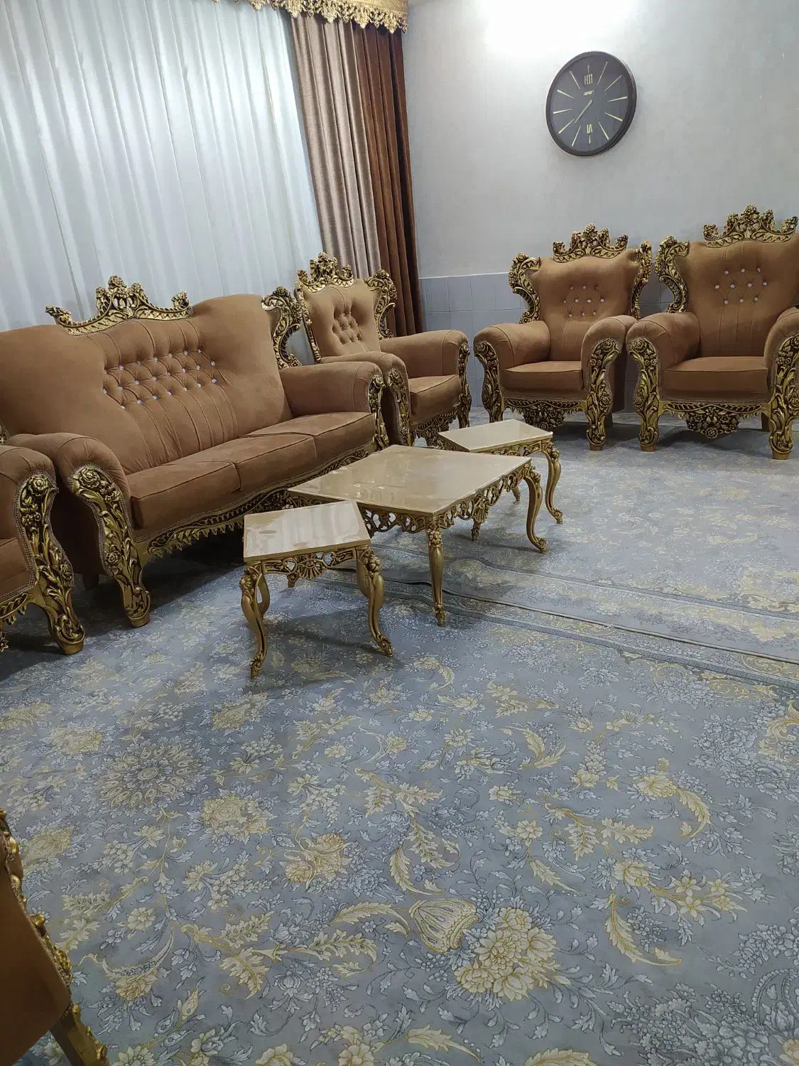 مبل 9 نفره|مبلمان خانگی و میز عسلی|خمین, |دیوار