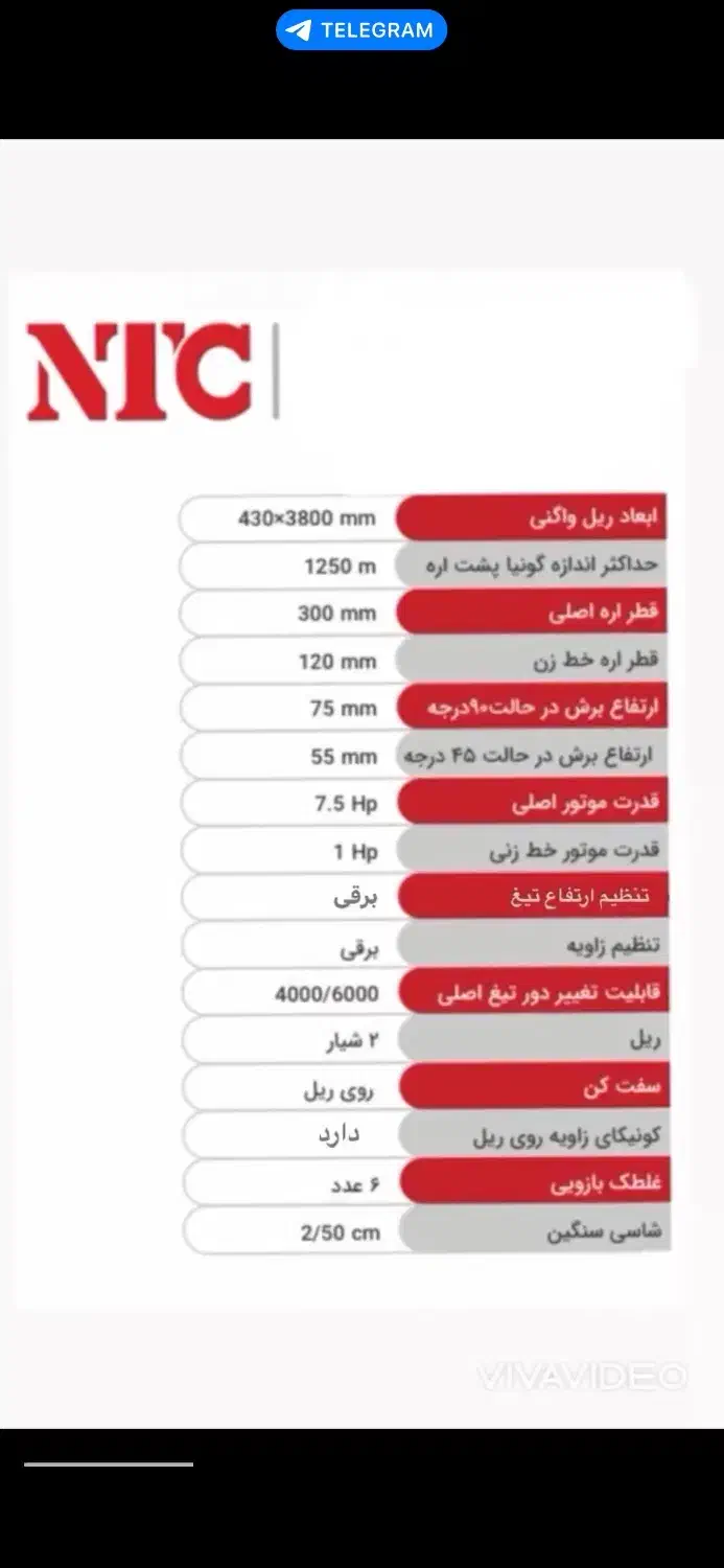 دورکن ۳۸۰ ریل واگنی نوین تاک|ماشین‌آلات صنعتی|گرگان, |دیوار