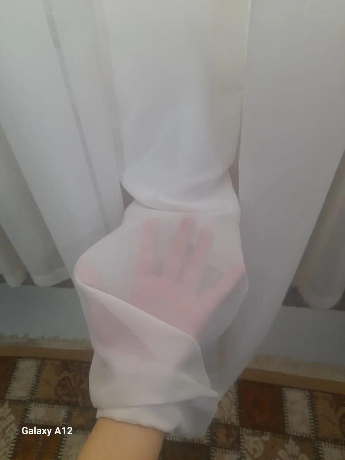 ۱۲ متر پرده حریر دوخت پیلی دار|پرده، رانر، رومیزی|مشهد, کوی المهدی|دیوار