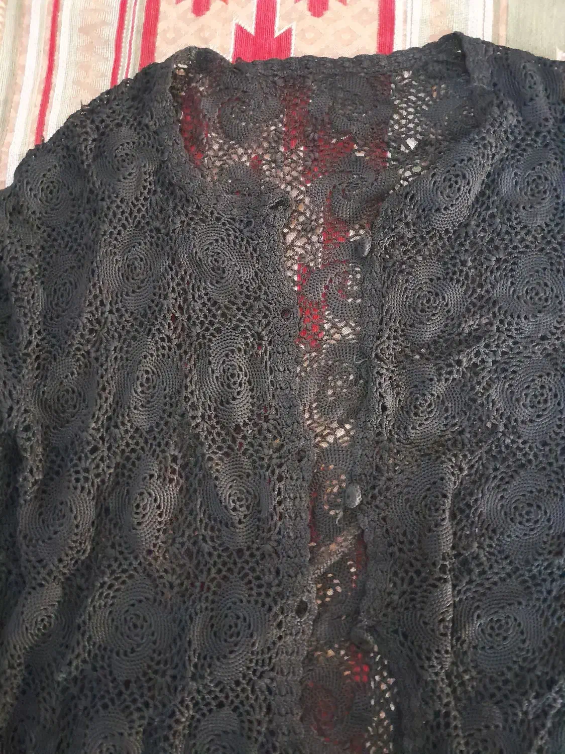 پیراهن قلاب بافی|لباس|قم, انسجام|دیوار