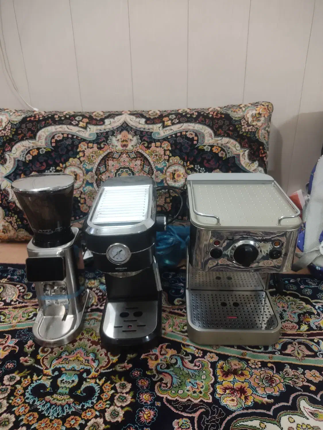دو عدد اسپرسو ساز،نوا و مباشی،یک آسیاب سالم و برند|سماور، چای‌ساز، قهوه‌ساز|اراک, |دیوار