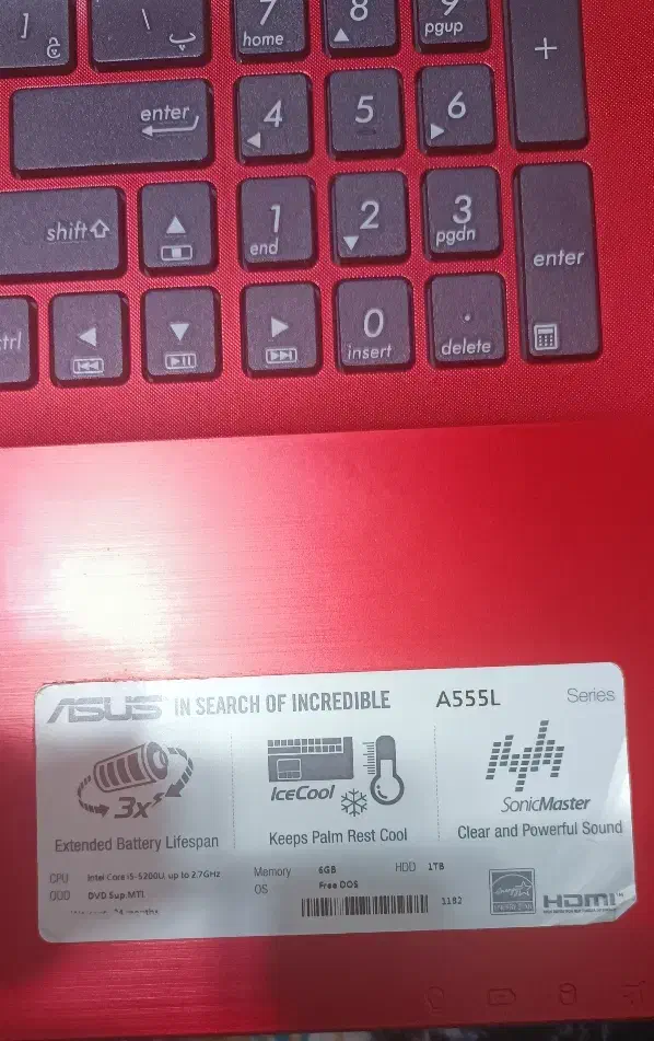 لپ تاپ asus A555L|رایانه همراه|کرمانشاه, |دیوار