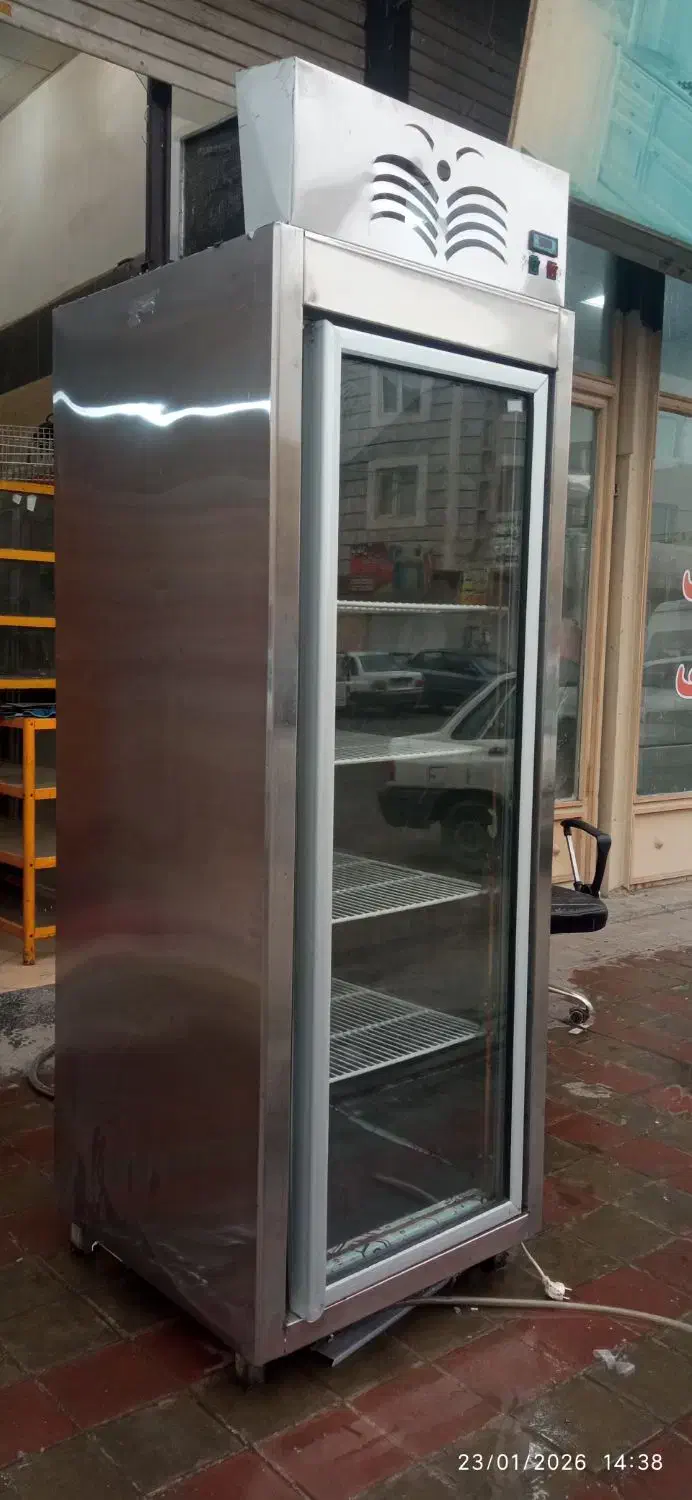 یخچال تک درب تمام استیل بدون برفک کاملا سالم|فروشگاه و مغازه|تهران, شهرک ولیعصر شمالی|دیوار
