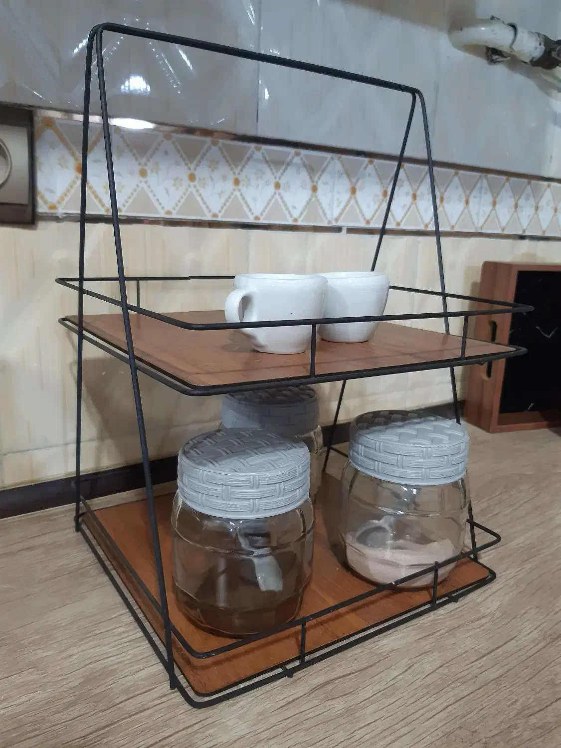 استند چوبی|آبچکان و نظمدهنده ظروف|رفسنجان, |دیوار