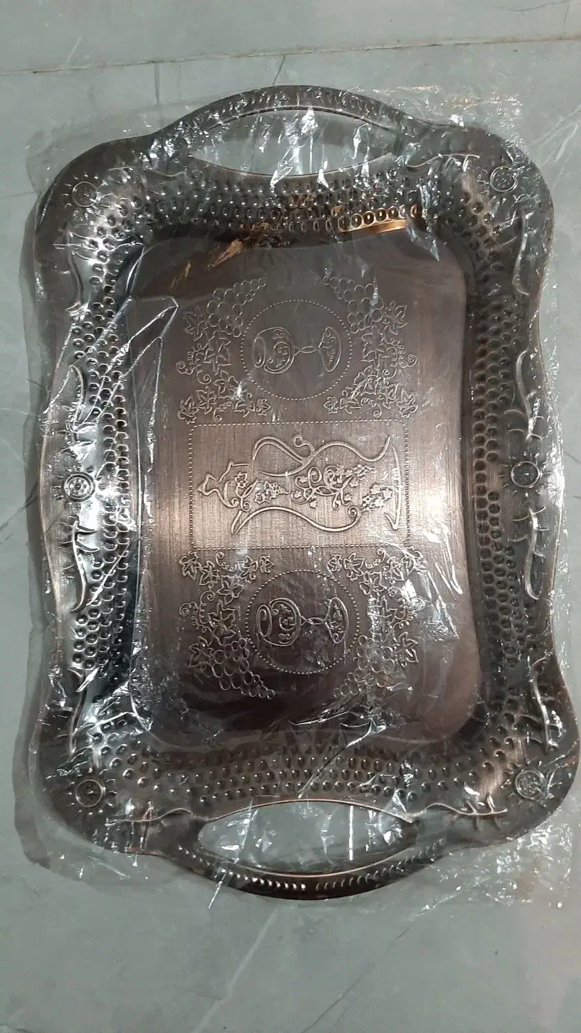 سینی مسی|ظروف سرو و پذیرایی|رشت, منظریه|دیوار