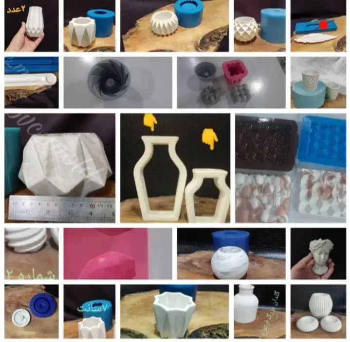 قالبpvc گلدان جاشمعی جاعودی وهفت سین|صنایع دستی و سایر لوازم تزئینی|آستانه اشرفیه, |دیوار