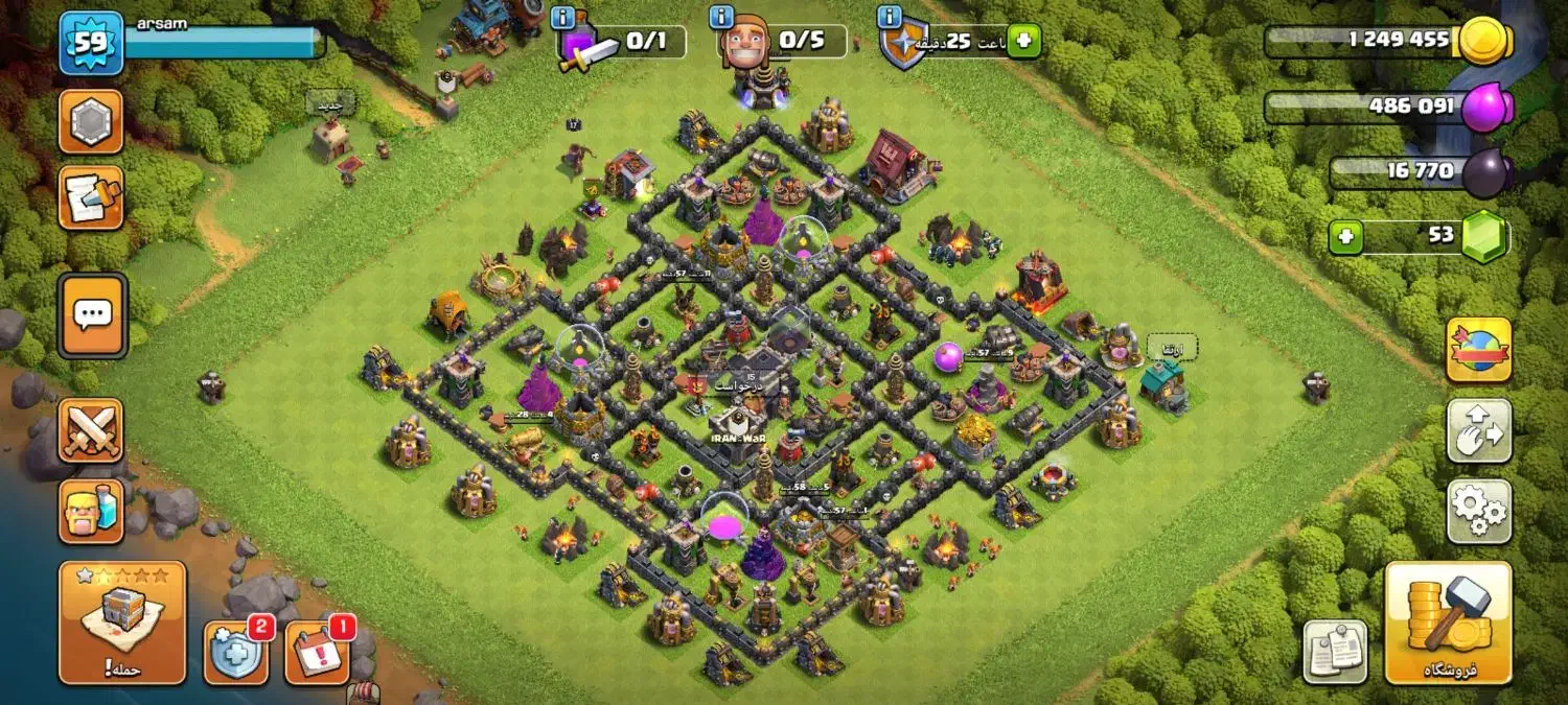 4 تا اکانت کلش اف کلنز|کنسول، بازی ویدئویی و آنلاین|تهران, عباسی|دیوار