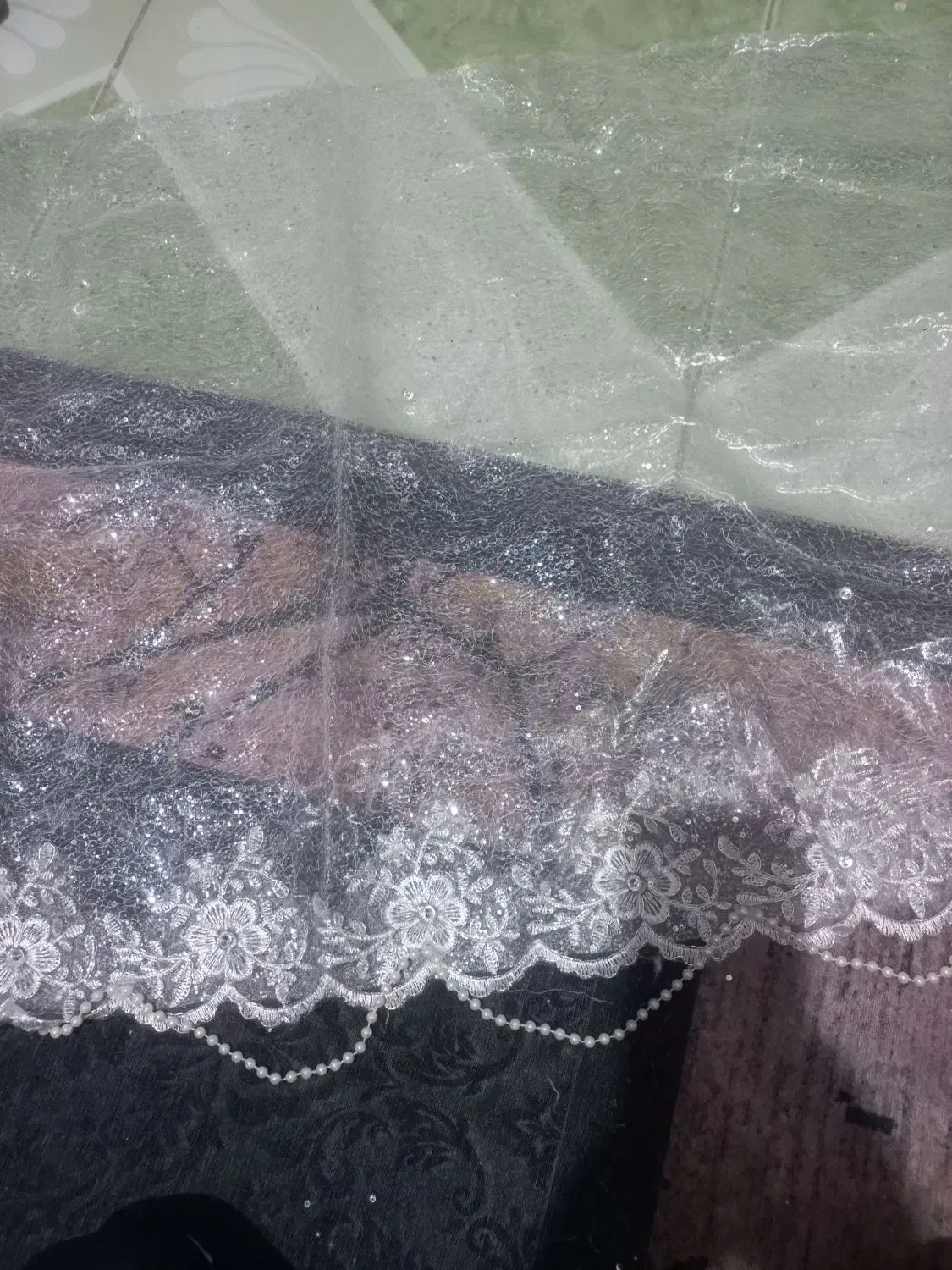 شنل  عروس و تور سر عقد|لباس|تهران, شهرک طالقانی|دیوار