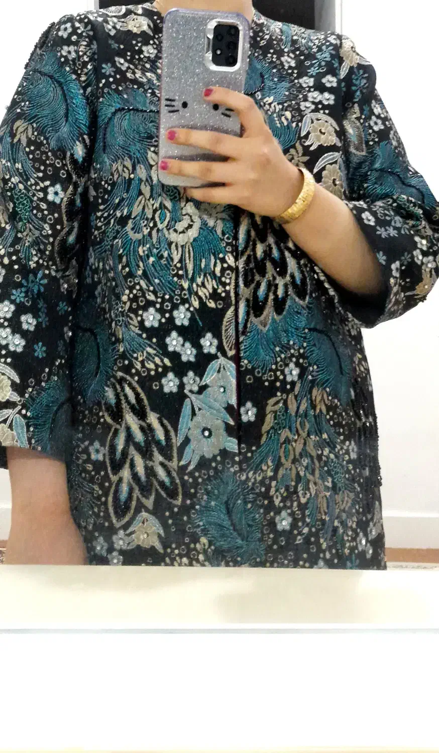 مانتوی ژاکارد جواهردوزی|لباس|جلفا, |دیوار